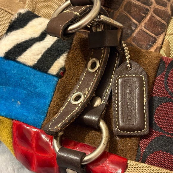 Y2K Coach holiday patchwork special edition bag from 2006 - Picture 3 of 5